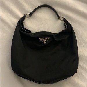 Authentic Prada nylon hobo bag